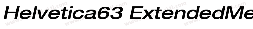 Helvetica63 ExtendedMedium字体转换